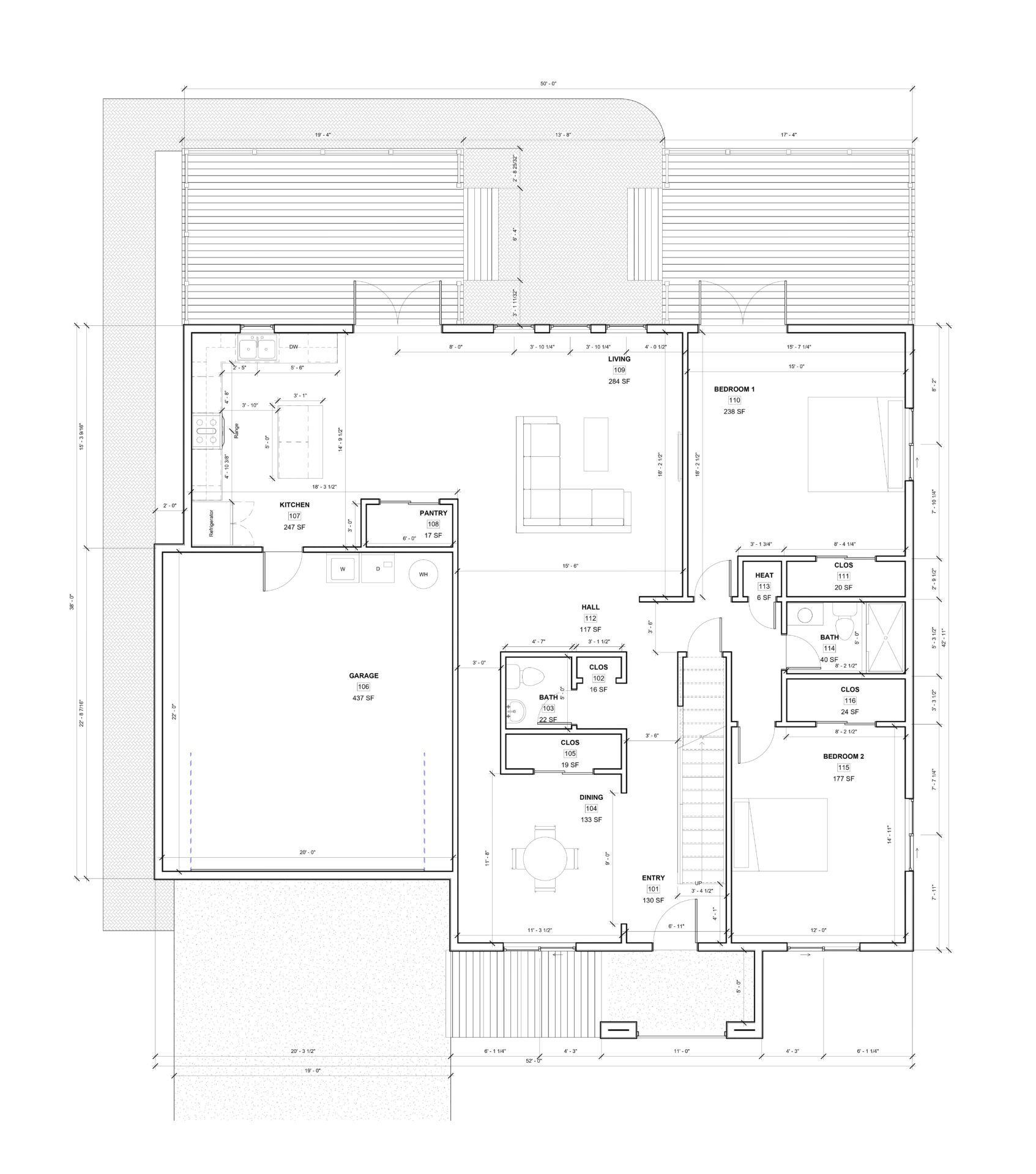 Floor Plan for NorCal House Remodeling