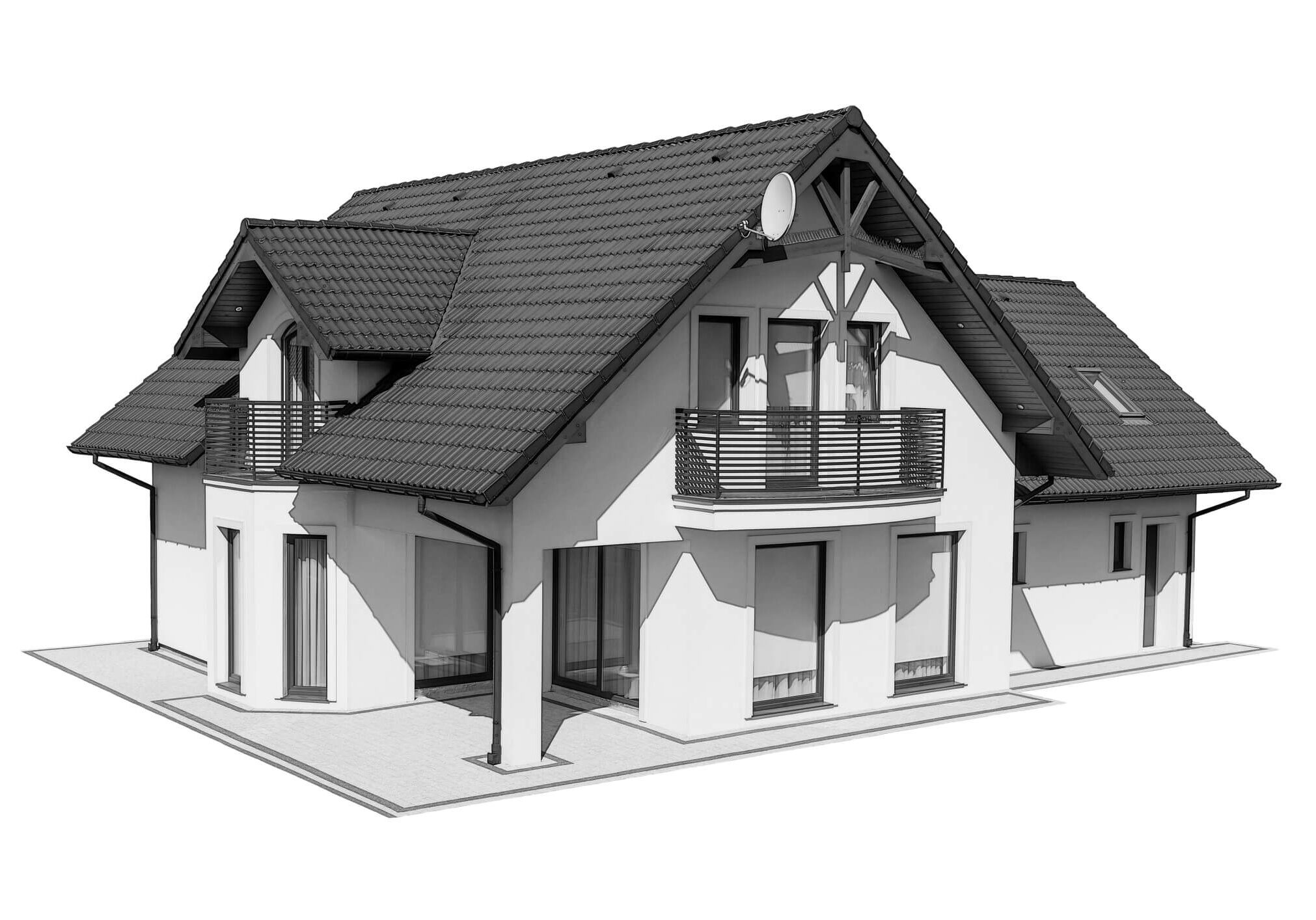 3D model render
